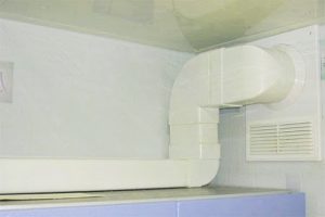 Установка воздуховода для кухонной вытяжки в Коломне